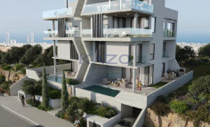 Prime Agia Fyla apartment with pool for sale (option for 4th bedroom) 