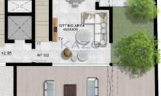 Prime Agia Fyla apartment with pool for sale (option for 4th bedroom) 