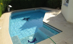 4 bedroom villa with swimming pool and garden 200 m from the sea 