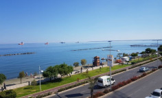 2 bedroom furnished flat with direct sea view for rent in enaerios area 