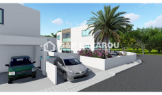 Spacious 3 bedrooms house with swimming pool for sale in Oroklini