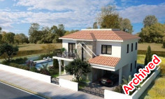 4 bedroom villa with swimming pool for sale in Oroklini