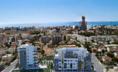 2 bedroom furnished penthouse with swimming pool for sale in Potamos tis Germasogeias