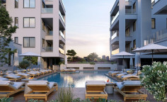 Spacious 3 bedroom penthouse with swimming pool for sale in Livadia