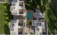 Spacious 3 bedroom penthouse with swimming pool for sale in Livadia