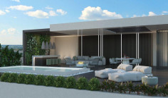 3 bedroom penthouse with swimming pool for sale in Agios Dometios