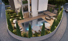 Beautiful 3 bed penthouse with swimming pool for sale in Germasogeia Tourist Area