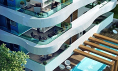 Large 2 bedroom apartment with swimming pool for sale in Amathus area