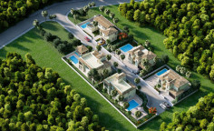 4 house with swimming pool for sale in Chloraka