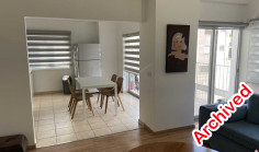 Spacious 2 bed furnished apartment to rent in Agioi Omologites