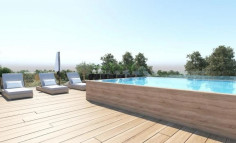 Large 3 bedroom penthouse with swimming pool for sale in Chalomantres