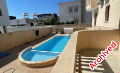 2 bedroom furnished apartment with swimming pool to rent in Kiti
