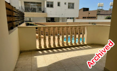 2 bedroom furnished apartment with swimming pool to rent in Kiti