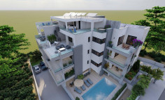 Luxury 3 bedrooms penthouse with swimming pool for sale in Panthea