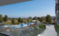 Large two bedroom apartment with swimming pool for sale in Livadia