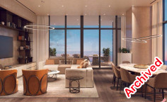 Luxury 4 bedroom penthouse with swimming pool for sale in Germasogeia Tourist Area