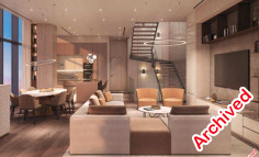 Luxury 4 bedroom penthouse with swimming pool for sale in Germasogeia Tourist Area