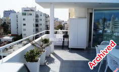 2 bedroom unfurnished penthouse to rent in Agioi Omologites