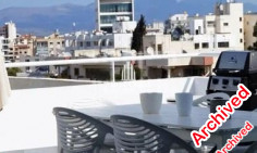 2 bedroom unfurnished penthouse to rent in Agioi Omologites
