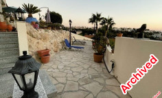 For sale villa in Chloraka with unobstracted sea views 