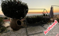 For sale villa in Chloraka with unobstracted sea views 