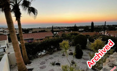 For sale villa in Chloraka with unobstracted sea views 