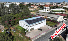 Industrial warehouse in Aradippou industrial area, Larnaca 