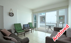 Spacious 2 bedroom furnished apartment with swimming pool for sale in Kapparis