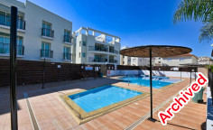 Spacious 2 bedroom furnished apartment with swimming pool for sale in Kapparis