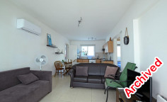 Spacious 2 bedroom furnished apartment with swimming pool for sale in Kapparis