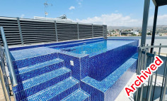220m penthouse private pool for rent Limassol 