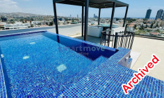 220m penthouse private pool for rent Limassol 