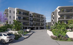 Large 1 bedroom apartment with swimming pool for sale in Oroklini