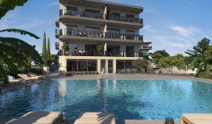Large 1 bedroom apartment with swimming pool for sale in Oroklini