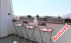 Spacious 3 bedroom furnished penthouse to rent in Lakatamia