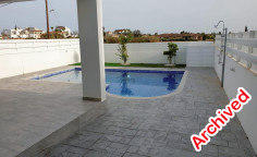 3 bedroom furnished house with swimming pool to rent in Livadia