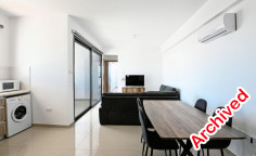 Spacious 2 bedroom furnished apartment with swimming pool for sale in Larnaca
