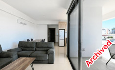 Spacious 2 bedroom furnished apartment with swimming pool for sale in Larnaca