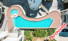 Spacious 2 bedroom furnished apartment with swimming pool to rent in Larnaca