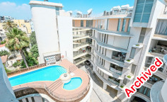 Spacious 2 bedroom furnished apartment with swimming pool to rent in Larnaca