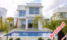 Luxury 3 bedroom furnished villa with swimming pool for sale in Cape Greco