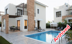 3 bedroom furnished villa with swimming pool for sale in Agia Thekla
