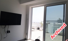 Top floor apartment with roof gardens in Drosia 
