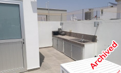 Top floor apartment with roof gardens in Drosia 