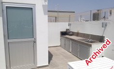 Top floor apartment with roof gardens in Drosia 