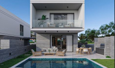 Luxury 3 house with swimming pool for sale in Yeroskipou