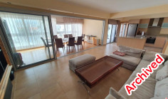 Luxury 4 bedroom furnished penthouse with swimming pool for sale in Germasogeia Tourist Area