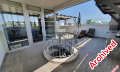Luxury 4 bedroom furnished penthouse with swimming pool for sale in Germasogeia Tourist Area