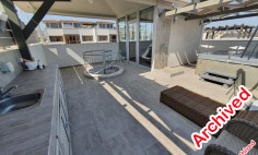 Luxury 4 bedroom furnished penthouse with swimming pool for sale in Germasogeia Tourist Area
