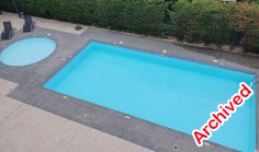 Luxury 4 bedroom furnished penthouse with swimming pool for sale in Germasogeia Tourist Area